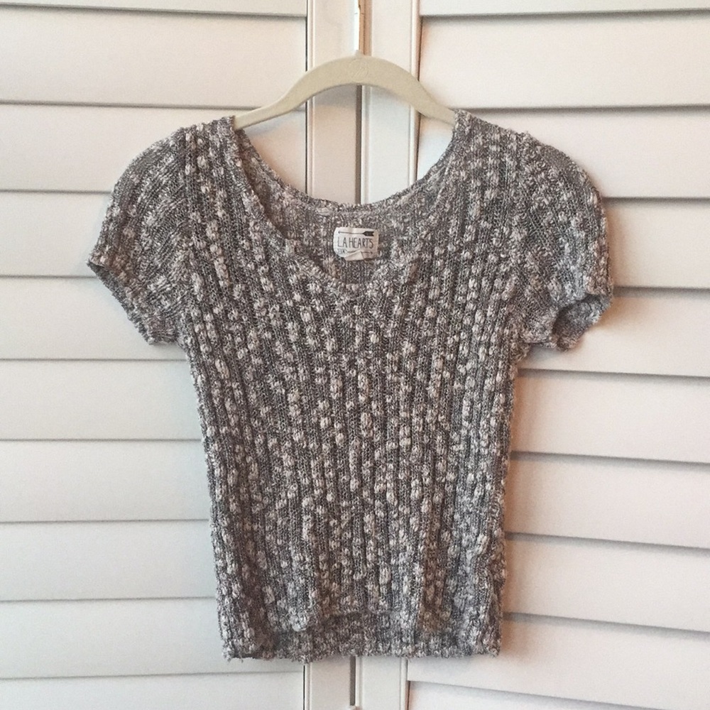 Short-Sleeve Knit Top